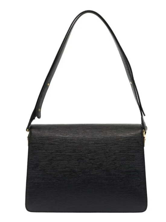 LOUIS VUITTON Epi Bicolor Free Run Shoulder Bag Black Blue M52415 LV Auth 79972 - Picture 3 of 16